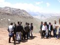 گزارش تصویری بازدید رئیس  و دانشجویان کارشناسی ارشد معدن ، نفت و ژئوفیزیک ازمعدن بوکسیت تاش 